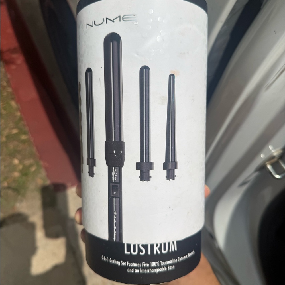 NuMe Lustrum 5-Piece Interchangeable Curling Wand Set - Black NEW hair style